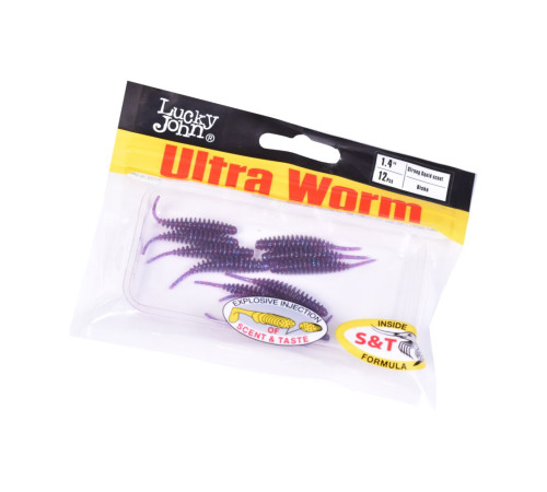 Lucky John Pro Series ULTRA WORM 1.4in S21, 12шт.