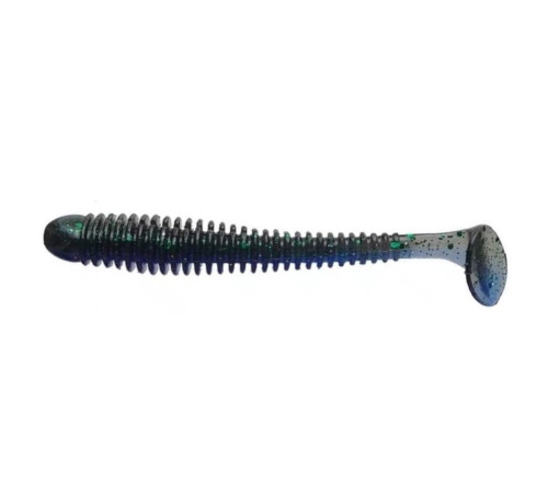 Силиконовая приманка Crazy Fish VIBRO WORM 3.4" 50d, 5шт, виброхвост
