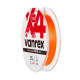 Плетеная леска Lucky John Vanrex х4 BRAID Fluo Orange 125м,  0.17мм