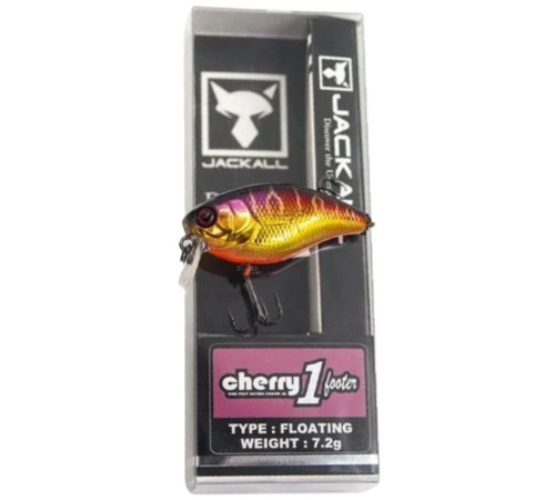 Воблер крэнк Jackall CHERRY 1 FOOTER 46F spawning tiger, 7.2 гр.