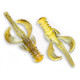 Силиконовые приманки Crazy Fish NIMBLE 1.6" 30d, 9шт, рак