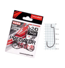 Крючки офсетные Lucky John PREDATOR сер. LJH340, №2/0, 7шт.