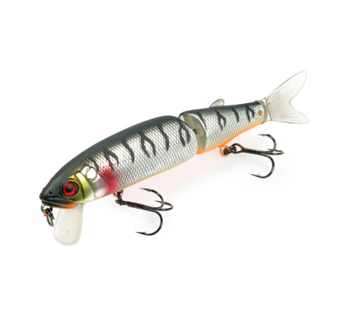 Воблер минноу Jackall MAGALLON 113SP uv mat silver tiger, 13.7 гр.