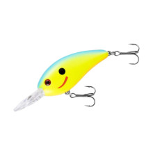 Воблер Pradco Bomber FAT FREE GUPPY 61F, цвет Chartreuse Blue, 10,5 гр.