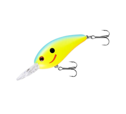 Воблер Pradco Bomber FAT FREE GUPPY 61F, цвет Chartreuse Blue, 10,5 гр.