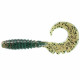 Силиконовые приманки FishUp FANCY GRUB 2.5" 017 - Motor Oil Pepper, 10шт, твистер