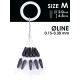 Стопоры резиновые Salmo RUBBER CONE STOPS р.002M 10шт