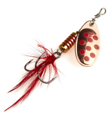 Блесна вращающаяся Lucky John SPIN X ROUND 02 , цвет CR