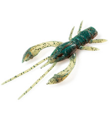 Силиконовые приманки FishUp REAL CRAW 1.5" 017 - Motor Oil Pepper, 10шт, рак