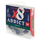 Плетеная леска Lucky John Addict х8 BRAID Moss Green 150м,  0.2мм