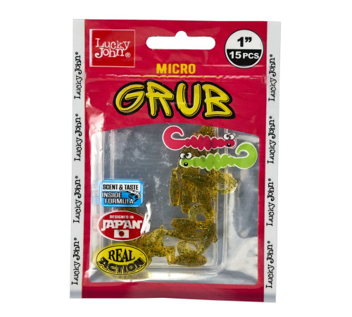 Lucky John Pro Series MICRO GRUB 1,0in PA19, 15шт.