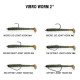 Силиконовая приманка Crazy Fish VIBRO WORM 2.0" 32, 8шт, виброхвост