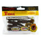 Силиконовые приманки Lucky John Pro Series TIOGA 3.9in PA03, 5шт, виброхвост