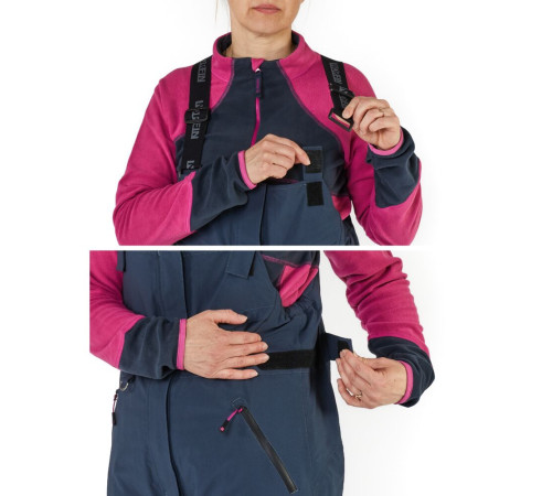 Полукомбинезон зимний Norfin Women NORDIC Space Blue (XL)