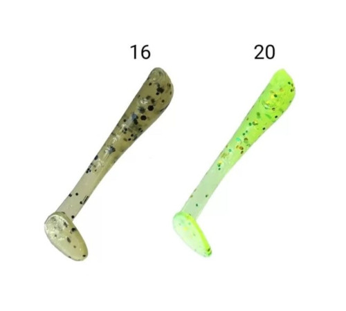 Силиконовая приманка Crazy Fish NANO MINNOW 1.1" 16/20, 16шт, виброхвост
