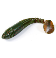 Силиконовые приманки Lucky John Pro Series TIOGA FAT 3.9in PA16, 5шт, виброхвост
