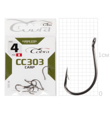 Крючки Cobra CARP сер. CC303, №4, 10шт.