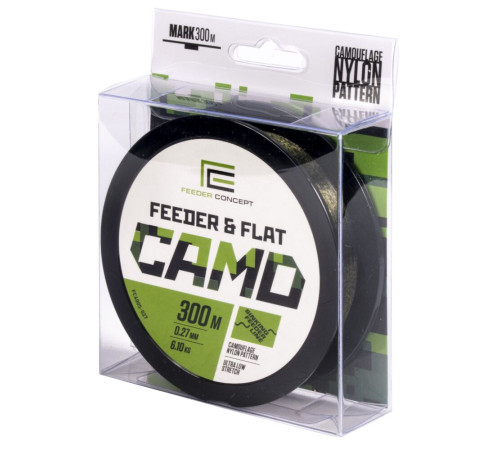 Монофильная леска Feeder Concept FEEDER &amp;FLAT CAMO 300м,  0.27мм