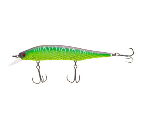Воблер минноу Megabass ITO-SHINER 115SP mat green lizard, 14 гр.