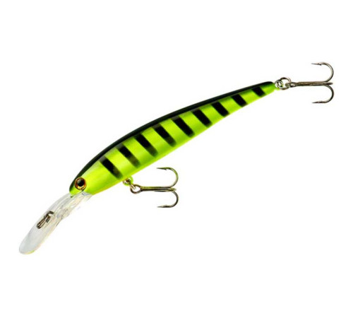 Воблер Pradco Bandit B-SHAD 89F, цвет Chartreuse Black Stripes, 9,5 гр.