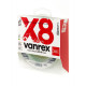 Плетеная леска Lucky John Vanrex х8 BRAID Fluo Green 125м,  0.14мм