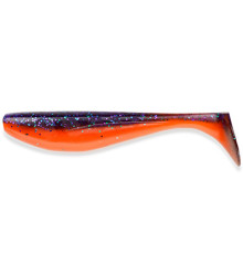 Силиконовая приманка FishUp WIZZLE SHAD 3" 207 - Dark Violet/Orange, 8шт, виброхвост
