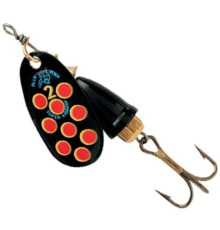 Блесна вращающаяся Blue Fox VIBRAX HOT PEPPER №2 , цвет Black-Yellow-Red
