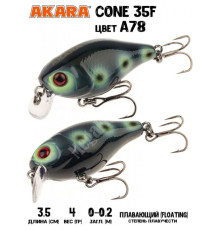Воблер Akara Cone 35F 4гр цвет A78
