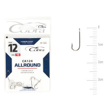 Крючки Cobra ALLROUND сер. CA124, №12, 10шт.