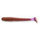 Силиконовая приманка Crazy Fish VIBRO WORM 3.4" 12, 5шт, виброхвост