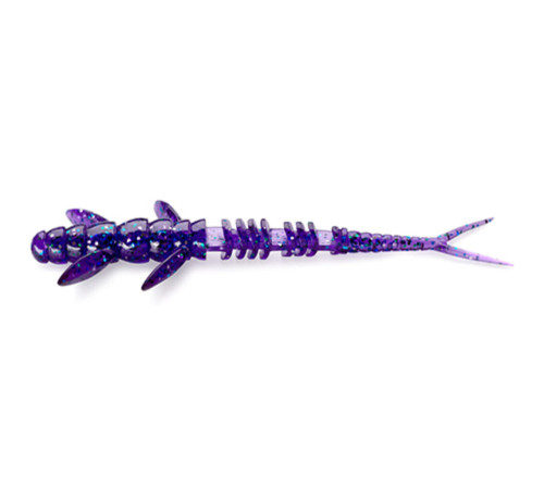 FishUp FLIT 3" 060 - Dark Violet/Peacock & Silver, 8шт.