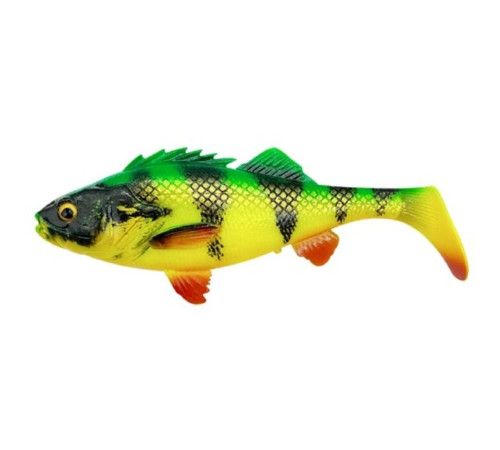 Силиконовая приманка Savage Gear 4D PERCH SHAD 175мм Firetiger, 1шт, виброхвост