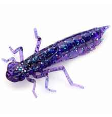 FishUp DRAGONFLY 0.75" 060 - Dark Violet/Peacock & Silver, 12шт.