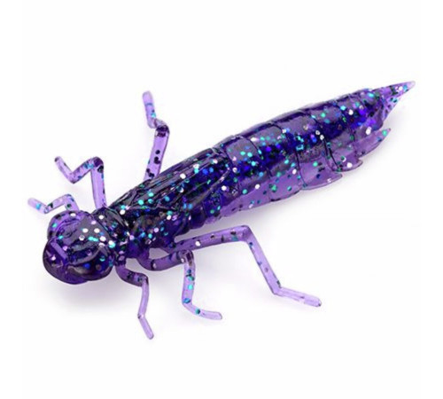 FishUp DRAGONFLY 0.75" 060 - Dark Violet/Peacock & Silver, 12шт.