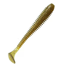 Силиконовая приманка Crazy Fish VIBRO WORM 4.0" 1, 5шт, виброхвост