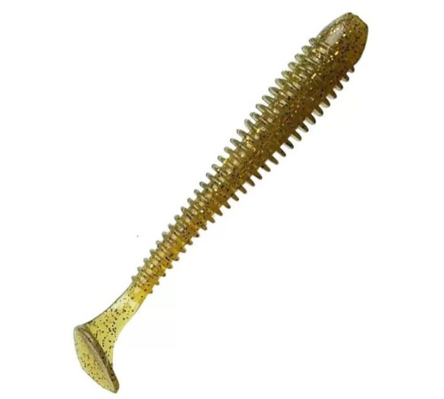 Силиконовая приманка Crazy Fish VIBRO WORM 4.0" 1, 5шт, виброхвост