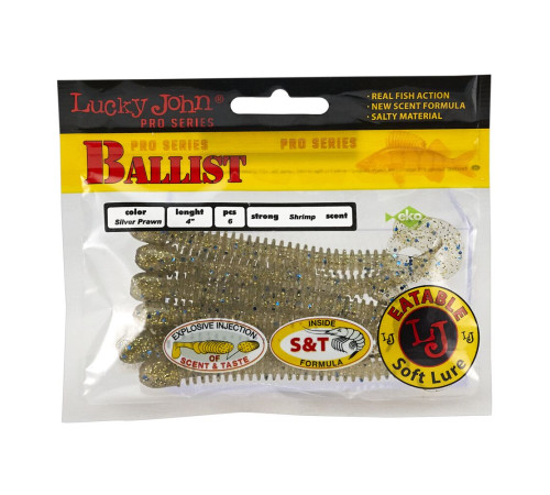 Lucky John Pro Series BALLIST 4in CA35, 6шт.