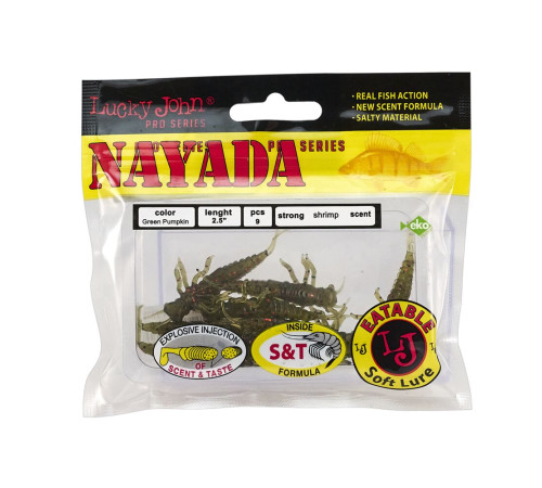Lucky John Pro Series NAYADA 2in PA03, 9шт.