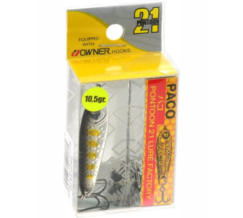 Блесна колеблющаяся Pontoon 21 PACO 10.5г , цвет S40-010