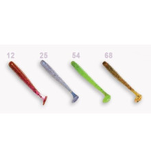Силиконовая приманка Crazy Fish VIBRO WORM 2.0" М42, 8шт, виброхвост