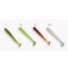 Силиконовая приманка Crazy Fish VIBRO WORM 2.0" М44, 8шт, виброхвост