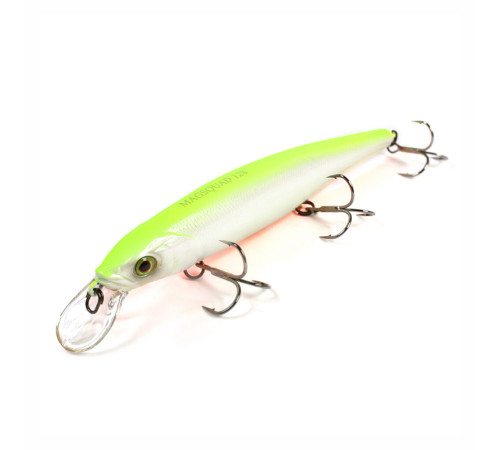 Воблер минноу Jackall MAG SQUAD 128SP chart back pearl, 21 гр.
