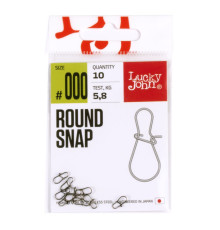 Lucky John Pro Series ROUND SNAP, 000, 10шт.