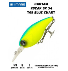 Воблер Shimano Bantam Kozak SR 54mm 8g T08 Blue Chart