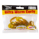 Lucky John Pro Series ULTRA WORM CURLY 2.0in PA19, 10шт.