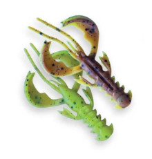 Силиконовые приманки Crazy Fish NIMBLE 2.0" плавающая 4d, 8шт, рак