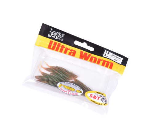 Lucky John Pro Series ULTRA WORM 2.0in PA16, 9шт.