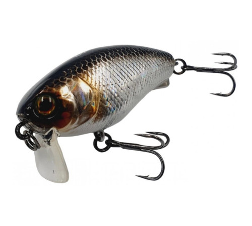 Воблер крэнк Jackall CHERRY 0 FOOTER 48F hl silver & black, 7.6 гр.