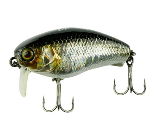 Воблер крэнк Jackall CHERRY 0 FOOTER 48F hl silver & black, 7.6 гр.