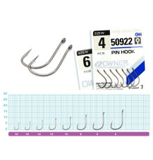 Крючки Owner PIN HOOK сер. 50922, размер 4, 7шт